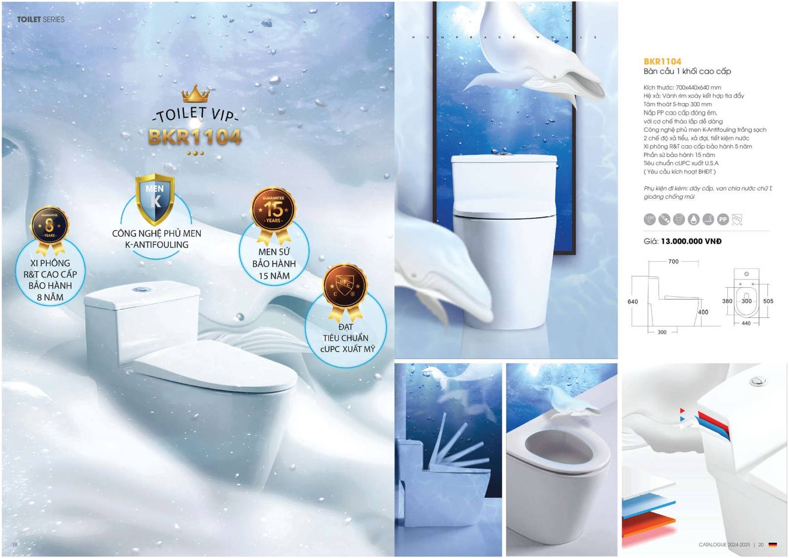 Catalogue và Bảng giá Thiết bị vệ sinh KOREST mới nhất 2024 /Page 10